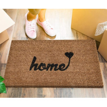 Natural Coco Coir Material for Outside Heavy Duty Anti Slip Rubber Backing Garden Rug Welcome Indoor Out Doormat